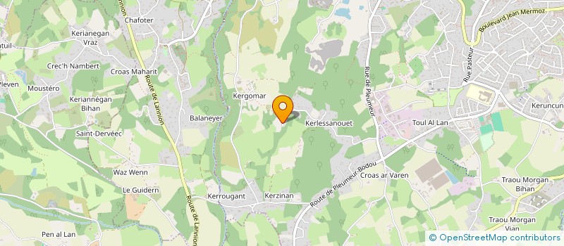 localisation de l'entreprise SCI LE GUEN VCS  PERROS-GUIREC