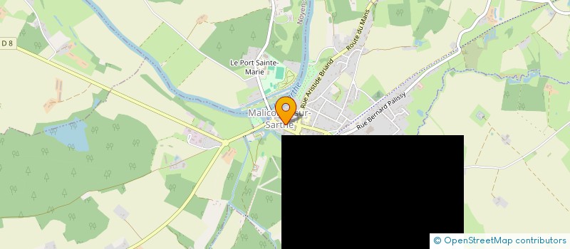 localisation de l'entreprise SCI LE GUEN-WAECHTER  MALICORNE-SUR-SARTHE