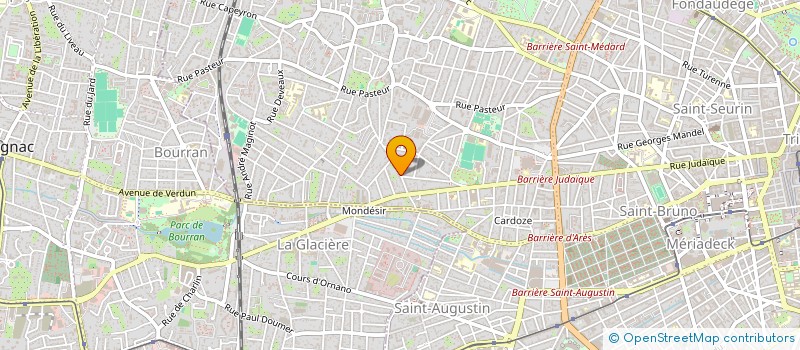 localisation de l'entreprise SCI LE GUENNEC à BORDEAUX