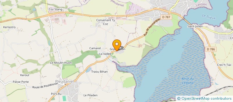 localisation de l'entreprise SCI LE GUERN  PLEUDANIEL