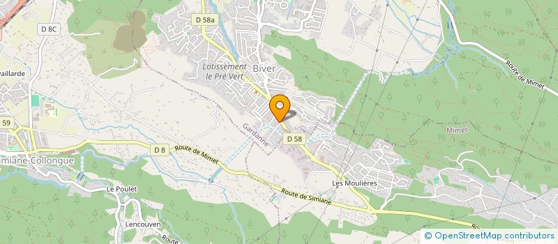 localisation de l'entreprise SCI LE GUEYDAN  GARDANNE