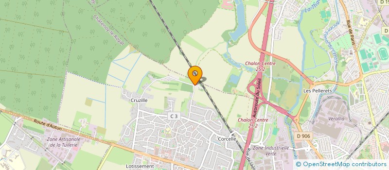 localisation de l'entreprise SCI LE GUIDE  CHATENOY-LE-ROYAL