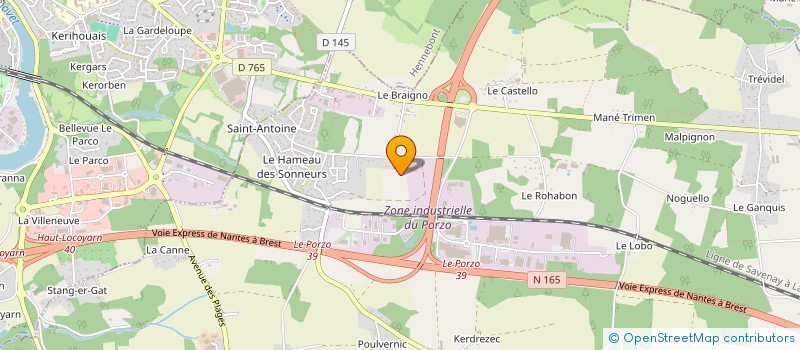 localisation de l'entreprise SCI LE GUILLAUME TELL à KERVIGNAC