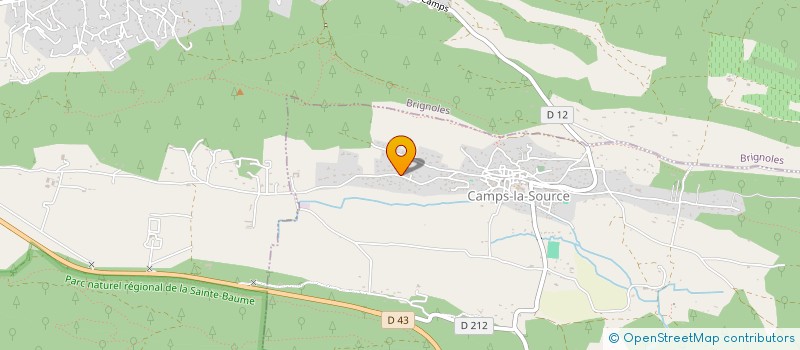 localisation de l'entreprise SCI LE GUILLEMET  CAMPS-LA-SOURCE