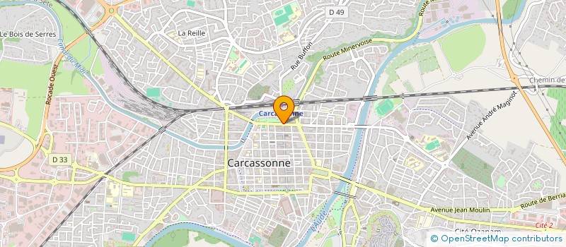 localisation de l'entreprise SCI LE GUILLERMIC II à CARCASSONNE