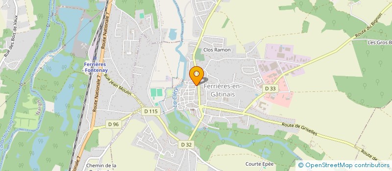 localisation de l'entreprise SCI LE GUILLOU  FERRIERES-EN-GATINAIS