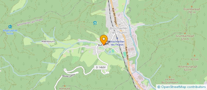 localisation de l'entreprise SCI LE GUIMAR  BITSCHWILLER-LES-THANN