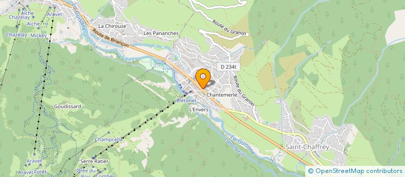 localisation de l'entreprise SCI LE GUYON  SAINT-CHAFFREY