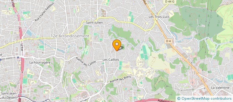 localisation de l'entreprise SCI LE GYPTIS à MARSEILLE