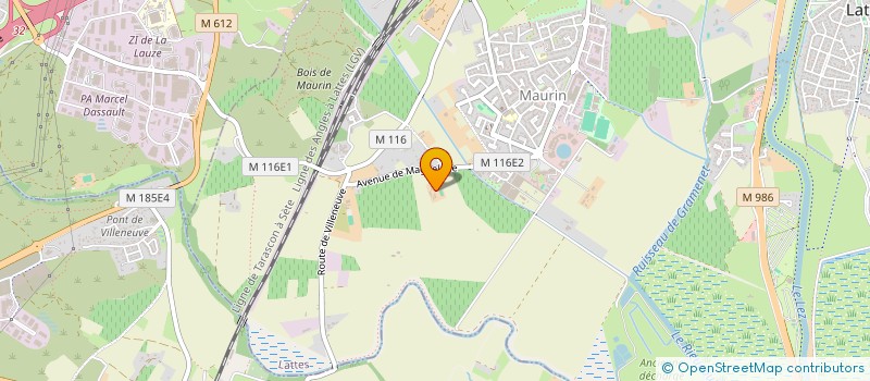 localisation de l'entreprise SCI LE HAIM à LATTES