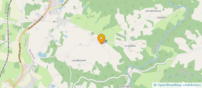 localisation de l'entreprise SCI LE HAMEAU  SARRAZAC