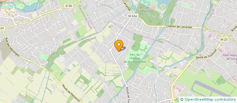 localisation de l'entreprise SCI LE HAMEAU  CUGNAUX