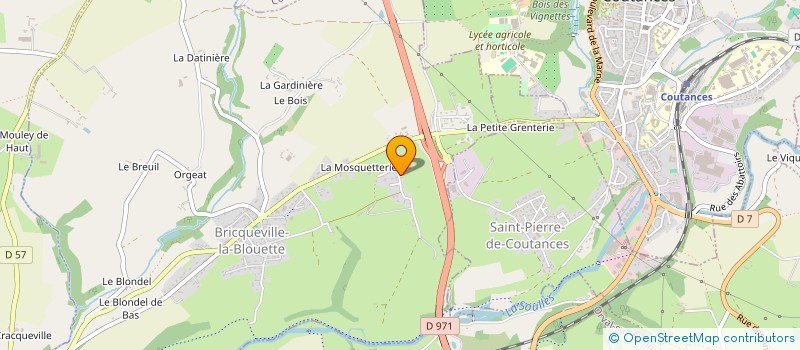 localisation de l'entreprise SCI LE HAMEAU  BRICQUEVILLE-LA-BLOUETTE