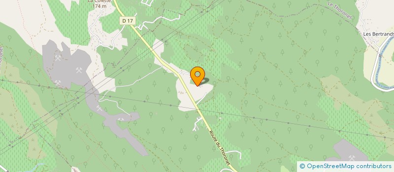 localisation de l'entreprise SCI LE HAMEAU  LE CANNET-DES-MAURES