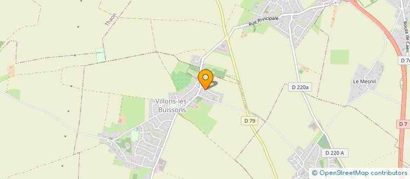 localisation de l'entreprise SCI LE HAMEAU  VILLONS-LES-BUISSONS