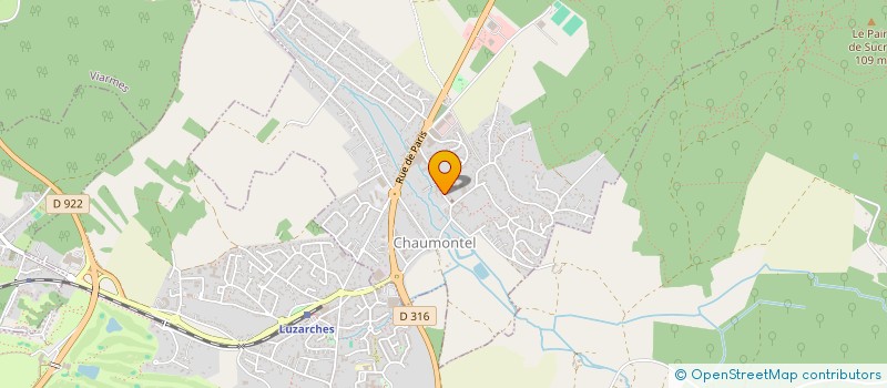 localisation de l'entreprise SCI LE HAMEAU  VIARMES