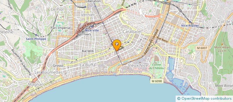 localisation de l'entreprise SCI LE HAMEAU D'ALEXANDRA à NICE