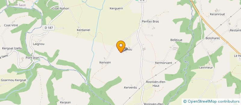 localisation de l'entreprise SCI LE HAMEAU DE LA CHOUETTE  LE SAINT