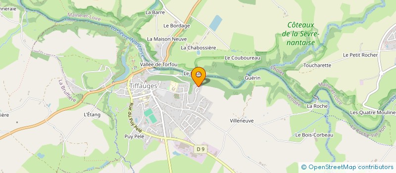 localisation de l'entreprise SCI LE HAMEAU DES BOIS  TIFFAUGES