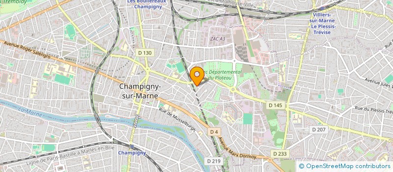 localisation de l'entreprise SCI LE HAMEAU DES LILAS  CHAMPIGNY-SUR-MARNE