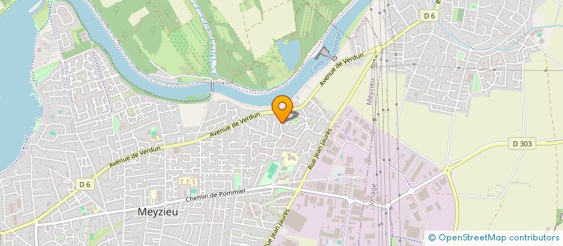 localisation de l'entreprise SCI LE HAMEAU DES MOUETTES  MEYZIEU