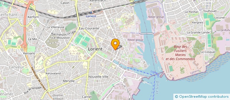 localisation de l'entreprise SCI LE HAMEAU DES PECHEURS  LORIENT