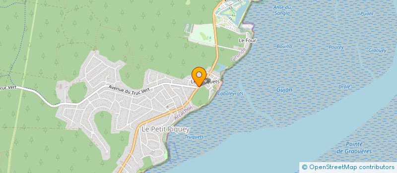 localisation de l'entreprise SCI LE HAMEAU DU BARAIL à LEGE-CAP-FERRET