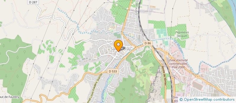 localisation de l'entreprise SCI LE HAMEAU DU CENTRE à SAINT-PERAY