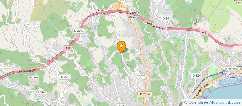 localisation de l'entreprise SCI LE HAMEAU DU SOLEIL à MENTON