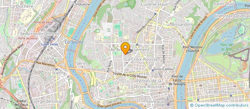 localisation de l'entreprise SCI LE HAMEAU DU SOLEIL  LYON