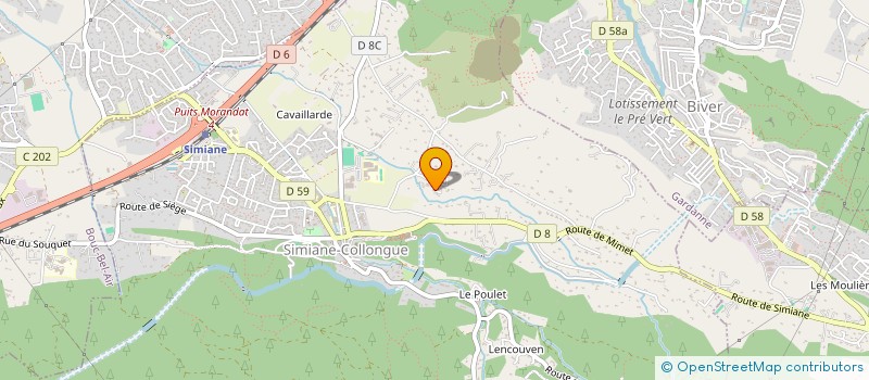 localisation de l'entreprise SCI LE HAMEAU DU SUD  SIMIANE-COLLONGUE