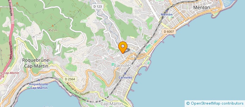 localisation de l'entreprise SCI LE HAMEAU DU VIEUX MOULIN à ROQUEBRUNE CAP MARTIN