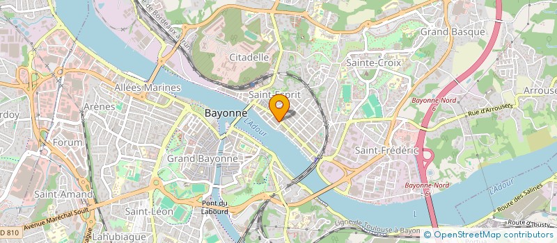localisation de l'entreprise SCI LE HAMEAU JEAN MOULIN à BAYONNE