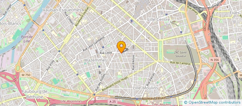localisation de l'entreprise SCI LE HAMEL à LILLE