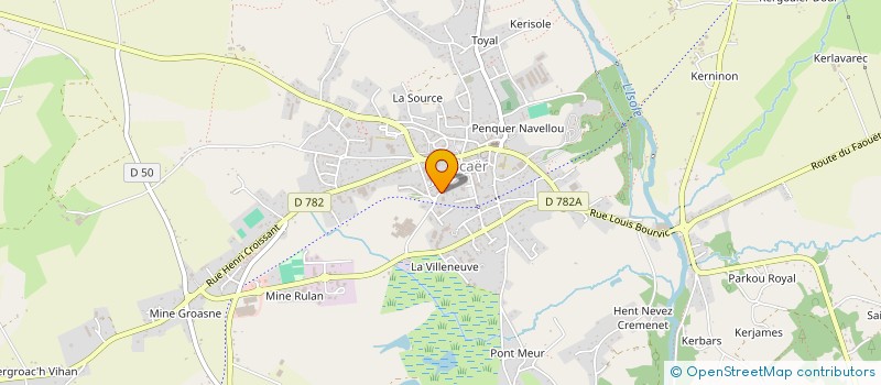 localisation de l'entreprise SCI LE HAMP  SCAER