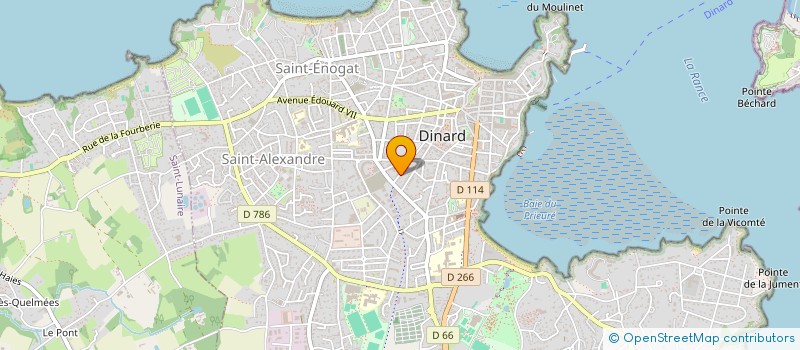 localisation de l'entreprise SCI LE HANGAR  DINARD