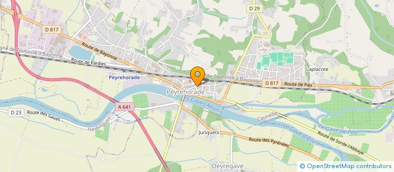 localisation de l'entreprise SCI LE HANGAR  PEYREHORADE