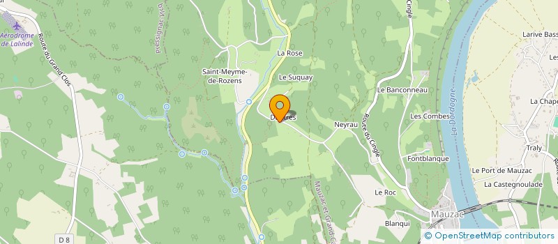 localisation de l'entreprise SCI LE HARA à MAUZAC-ET-GRAND-CASTANG