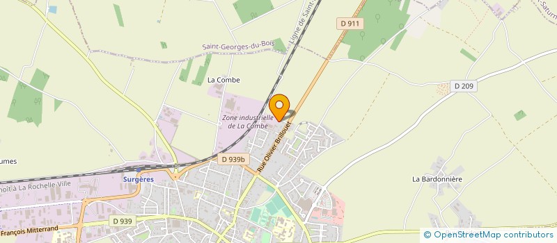 localisation de l'entreprise SCI LE HARAS à SURGERES