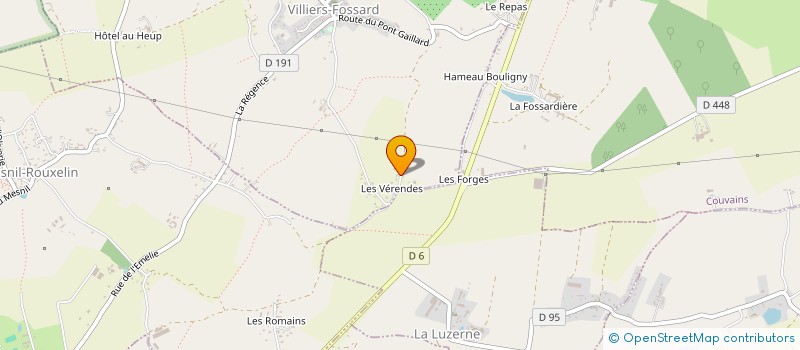 localisation de l'entreprise SCI LE HARAS  VILLIERS-FOSSARD