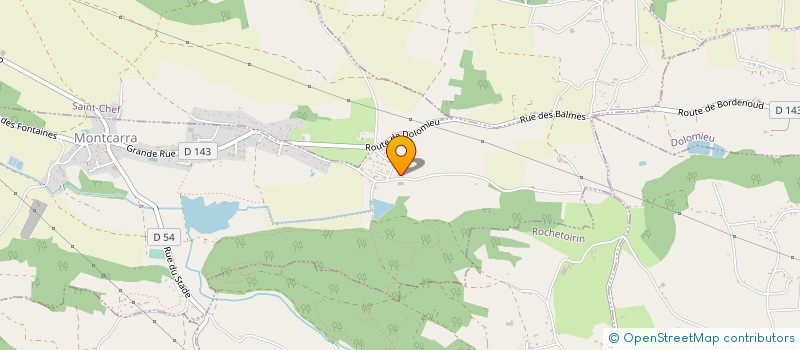 localisation de l'entreprise SCI LE HARAS  MONTCARRA