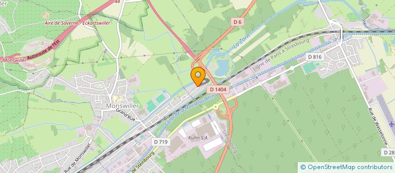 localisation de l'entreprise SCI LE HAUT-BARR  STEINBOURG