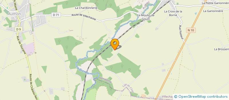 localisation de l'entreprise SCI LE HAUT COTTEREAU à VILLECHAUVE