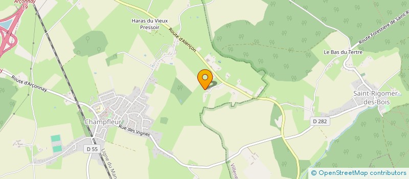 localisation de l'entreprise SCI LE HAUT D ARIS  CHAMPFLEUR