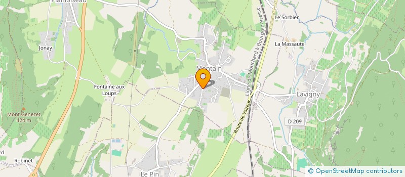 localisation de l'entreprise SCI LE HAUT DE FONCINE  MONTAIN