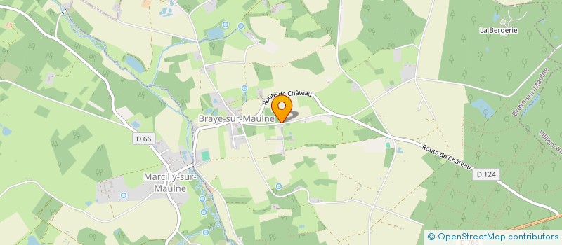 localisation de l'entreprise SCI  LE HAUT DE LA RUE  BRAYE-SUR-MAULNE