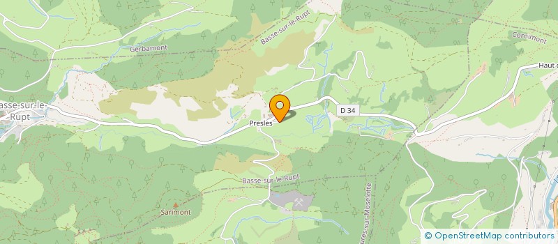 localisation de l'entreprise SCI LE HAUT DE PRESLES  BASSE-SUR-LE-RUPT