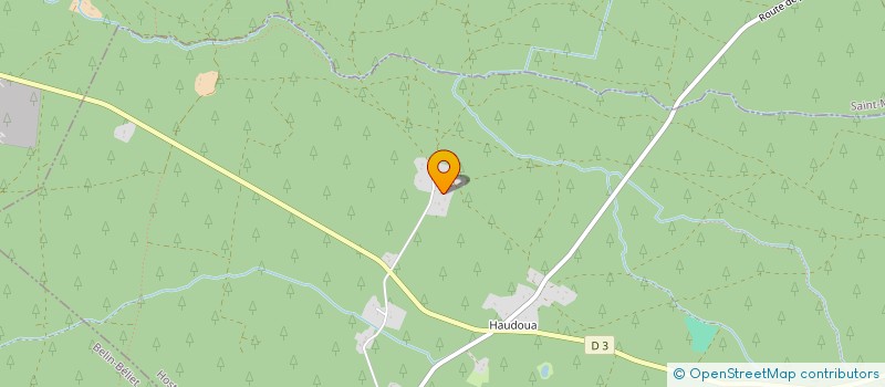 localisation de l'entreprise SCI LE HAUT DE RUISSEAU  HOSTENS