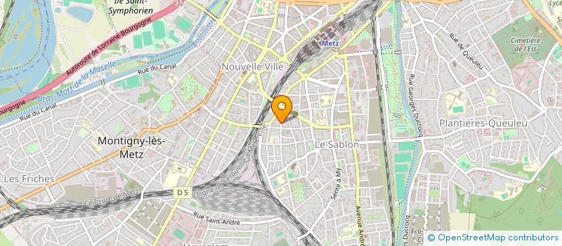 localisation de l'entreprise SCI LE HAUT DES ARENES à METZ
