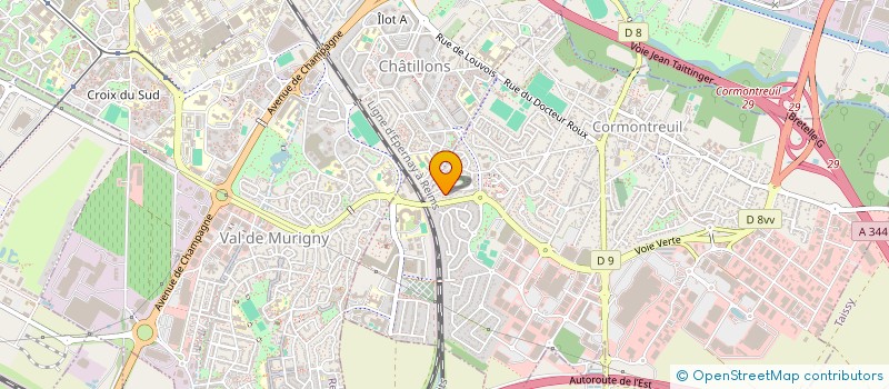 localisation de l'entreprise SCI LE HAUT DU MOULIN  CORMONTREUIL